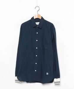 メンズ 「The DUFFER of ST.GEORGE」 長袖シャツ LARGE ネイビー_画像1