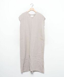 レディース 「B:MING by BEAMS」 ノースリーブワンピース「fog linen workコラボ」 - ベージュ