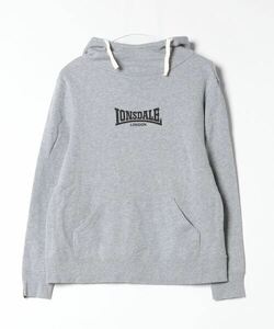 メンズ 「LONSDALE」 プルオーバーパーカー M グレー