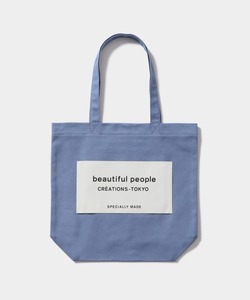 レディース 「beautiful people」 トートバッグ FREE ブルー