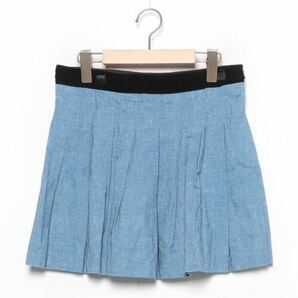 レディース 「charles anastase」 プリーツスカート X-SMALL ブルーの画像1
