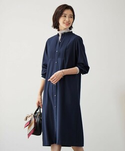 レディース 「J.PRESS Ladies」 長袖ワンピース X-SMALL ネイビー