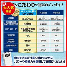 ★ブラック ビッグタイプ★ 【長時間ミクロ泡供給】エアーポンプ 釣り 乾電池式 高耐久ストーン ブラック ノーマルタイプ スペア付き_画像4