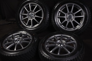 ★バリ山 175/65R15 国産グッドイヤー スタッドレス アルミ付4本セット iQアクアアクシオフィールダースペイドヴィッツスイフトイグニス