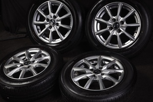 ★新品同様 175/65R14 国産YOKOHAMA ラジアル 2022年製 bBカローラパッソファンカーゴラウムヴィッツプラッツフィットキューブノートデミオ