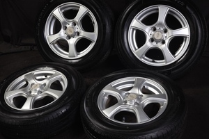 ★新品同様 175/70R14 国産YOKOHAMA ラジアル 2021年製 アクアクシオフィールダーランクスシエンタポルテヤリスヴィッツフィットキューブ