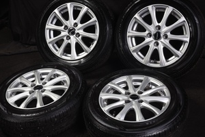 ★新品同様 175/65R14 国産DUNLOP 2019年製 ラジアル bBカローラパッソファンカーゴラウムヴィッツプラッツフィットキューブノートデミオ