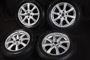 ★バリ山 205/60R16 BRIDGESTONE スタッドレス アルミ付4本SET SAIイプサムウィンダムノアプリウスαヴォクシーHR-Vジェイドステップワゴン