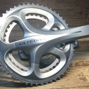 GZ515 シマノ SHIMANO アルテグラ ULTEGRA FC-6700 クランクセット 53/39T 170mm ※摩耗大の画像1