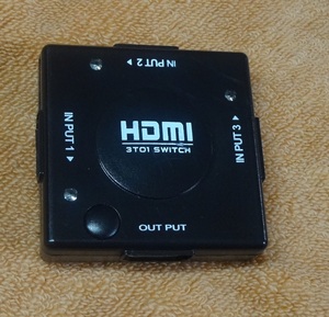 HDMI 切替器 3入力1出力　HDMIセレクター　動作確認済　中古品　送料込み