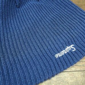 送無 G② Supreme シュプリーム Loose Gauge Beanie ルーズ ゲージ ビーニー スクリプト ロゴ 刺繍 ワッチ ニット キャップ ニット帽 帽子の画像4