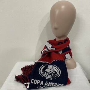 ビンテージ　COPA AMERICA　2016　100周年　サッカー　ボストン　アクリル　マフラー　240302