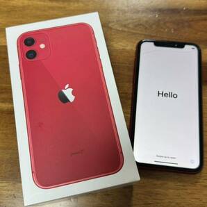【売り切り】iPhone 11 64GB 中古 product RED Apple SIMフリー プロダクトレッド 残債なし シムフリーの画像1
