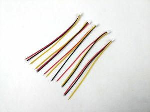 ZH 1.5mm 3ピン オス コネクタ ケーブル 10cm 5本セット