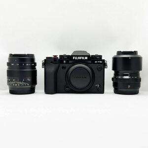 【極美品】 Fujifilm X T5 ブラック ミラーレス 本体 シャッター回数約1500 付属品完備 【XF30mmF2.8 R LM WR Macro 等レンズ2本付き】