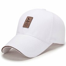 キャップ メンズ 帽子UVカット99％・UPF50+紫外線対策日焼け防止 小顔効果 カジュアル おしゃれ 野球帽 調整可能 男女兼用-ホワイト_画像1