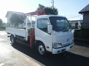 *H24 year Toyoace /3 step crane / loading 3./5 speed MT/ carrier iron plate / frame beautiful /ETC*