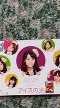 ＡＫＢ４８ with アイスの実　Glico グリコ　ＱＵＯカード　クオカード　１０００　【送料無料】_画像3