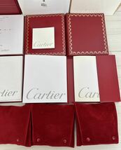 1円〜 Y 純正 山 まとめ 7箱セット Cartier カルティエ ボックス BOX 箱 レッド アンティーク 付属品 冊子 取扱説明書 72225398_画像3