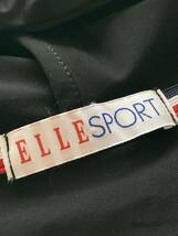 ELLE SPORT エルスポーツ　 フルジップフーディー ブラック　黒　長袖　sizeL　美品　O075_画像5