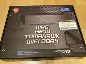 MSI MAG H670 TOMAHAWK WIFI DDR4 LGA1700ソケット【中古動作品】