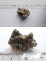ナミビア・オコルス鉱山産 ブルーグリーン×カラーレス×細パープル フローライト＆クォーツ 蛍石＆水晶 結晶 原石 標本 約160ct 9_画像10