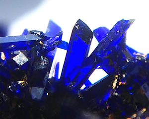 良品質 アズライト クラスター 藍銅鉱 結晶 原石 標本 約28ct モロッコ産 9