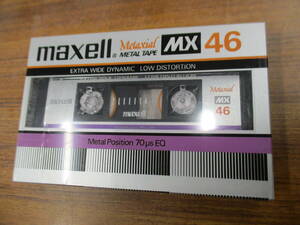 RS-5970【カセットテープ】未開封 / maxell MX46 Metaxial メタルテープ マクセル メタル ポジション Metal Position / cassette tape