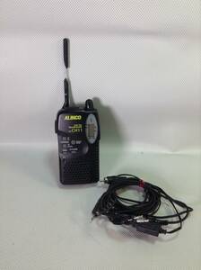 U1229○ALINCO アルインコ UHF FM TRANSCEIVER トランシーバー DJ-CH11 特定小電力機 ハンディー 通電OK