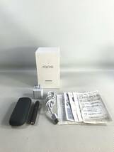 S4417○IQOS アイコス 電子タバコ 加熱式タバコ A1404 アダプター S21A25 喫煙グッズ 喫煙具 箱/コード/説明書付 通電OK 240313_画像1