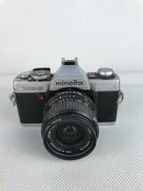 A10072○minolta ミノルタ minolta XG-E フィルムカメラ 一眼レフ 一眼カメラ レンズ MD W.ROKKOR 28mm 1:2.8 φ49 【未確認】240318_画像1