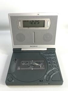 S4356○SONY ソニー FM/AM CD CLOCK RADIO CDクロックラジオ CDプレーヤー ICF-CD2000 通電OK 【ジャンク】 240319