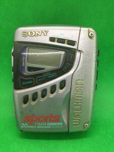 OK4548☆SONY/ソニー/CASSETTE WALKMAN/ウォークマン/Sport/RADIO CASSETTE PLAYER/ラジオカセットプレーヤー/WM-FS1【ジャンク】