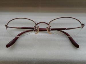 MELROSE　メルローズ　メガネ　眼鏡　ピンク系色　中古品送料込み