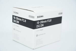 SIGMA シグマ 16-28mm F2.8 DG DN Contemporary SONY Eマウント 