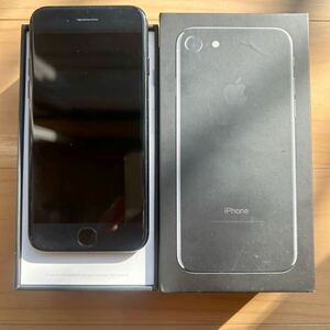 【送料込み】iPhone7 128GB Apple ジェットブラック 黒 Jet Black iPhone 本体 中古 アップル MNCP2J/A