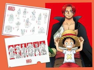 ONE PIECE FILM RED★ポスター★ステッカー★クリアファイル