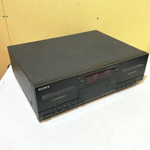 #C12B SONY STEREO CASSETTE DECK TC-WR990 ソニー ステレオカセットデッキ 通電確認済み オーディオ機器 音響機材 動作未確認