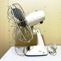 #C21I 富士電機 FTS3061 扇風機 3枚羽根 30cm FUJI DENKI SILENT FAN 羽の回転確認済み 通電確認済み 昭和レトロ ヴィンテージ 当時物_画像3