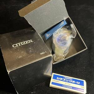 未使用 CITIZEN IND-1 INDEPENDENT コラボ ウォッチ 腕時計 D400-L18536 クリア 1481010