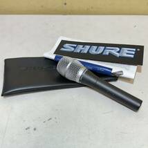 SHURE SM86 ダイナミックマイク コンデンサーマイク ハンドマイク ジャンク_画像1