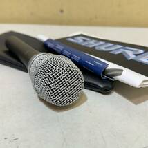 SHURE SM86 ダイナミックマイク コンデンサーマイク ハンドマイク ジャンク_画像4