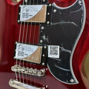 未使用 デッドストック Epiphone SG pro エレキギター エピフォン レッド ブラックの画像5