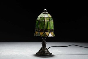 [. old .]. name house purchase goods hour thing stained glass brass made bronze copper made stain do lamp table lamp stand light 0310-51H05