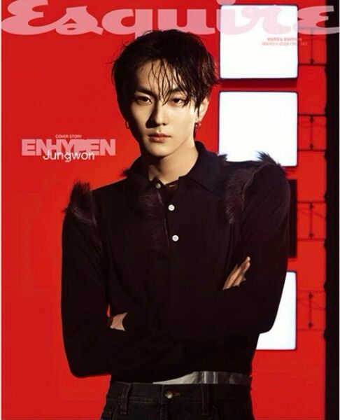 ENHYPEN ESQUIRE 2024年3月号 表紙 ジョンウォン　韓国雑誌