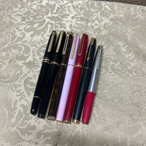 万年筆/MONTBLANC/モンブラン/PILOT/パイロット/PARKER/パーカー/SHEAFFER/シェーファー/ペン先 K18 k14 刻印/まとめ売り【現状品】