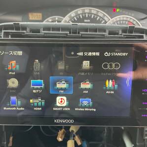 KENWOOD ケンウッド MDV-M809HDW 2021年地図 7インチワイド200mm フルセグ 地デジ Bluetooth DVD USB SD ワイヤレスミラーリング 113の画像3