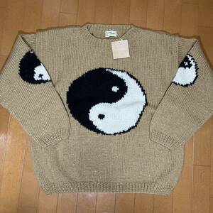 MacMahon Knitting Mills/マクマホンニッティングミルズ　BIG Yin & Yang CREW Neck Knit MEN トップス ニット