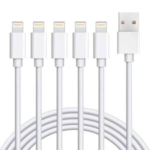 【1.8M×5本】iPhone 充電ケーブル ライトニングケーブル アイフォン USB 充電コード Lightning ケーブル 急速充電 USB同期 高速データ転送