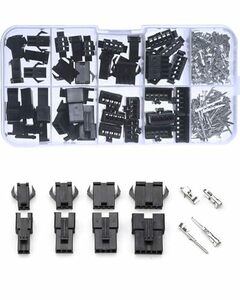 harukita JST-SM ハウジングコネクター 小型 コネクター オス/メス 2.54mmピッチ端子 圧着端子 アダプターキット 配線作業 端子 電子部品